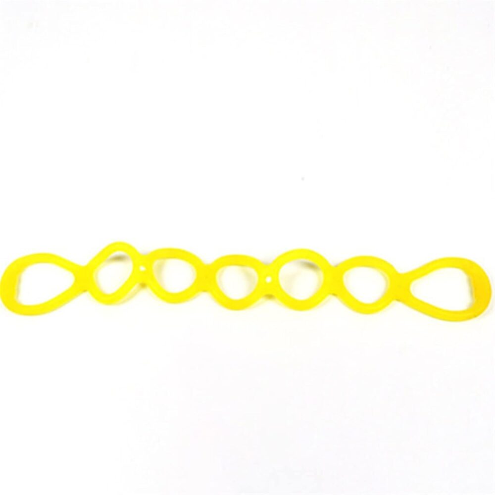Chest Exerciser 7 Holes Pilates Yoga Fitness Resistance Band Rubber Chest Expander Rope Workout Muscle Exercise Elastic Band Sport Gym Equipment Stretchers