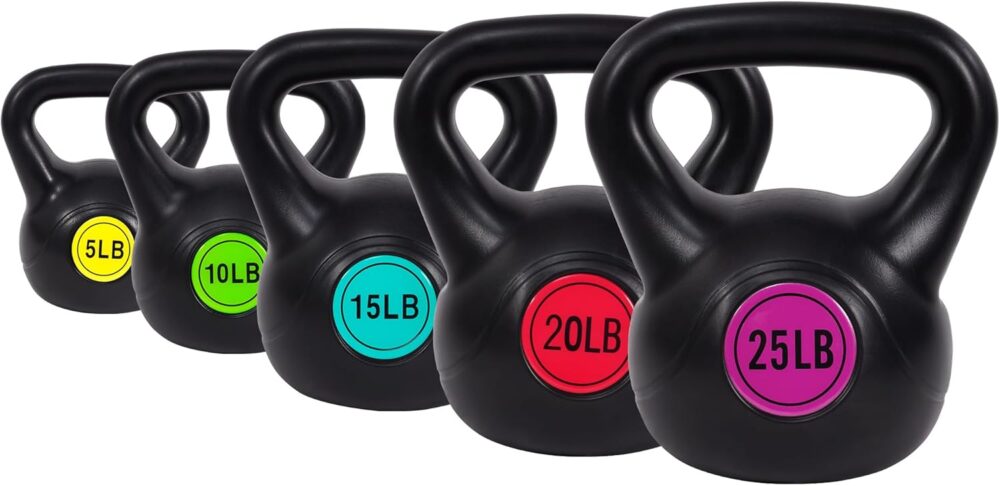 Wide Grip Kettlebell Exercise Fitness Weight Set