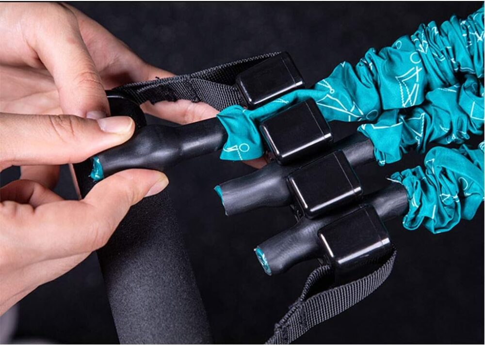 Chest Expander Elastic Rope Men's Fitness Multifunctional Pull Belt Female Arm Force Chest Muscle Back Muscle Sports Household Equipment - Image 2