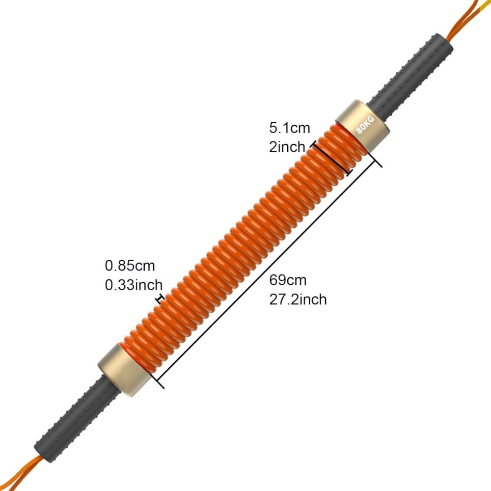 , Heavy Duty Dual ng Chest Expander, Strength Builder Strengthener for Upper Body, Shoulder, Arms, Forearm and Chest Exercises - Image 2