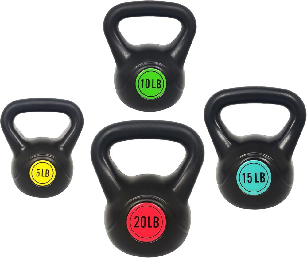 Wide Grip Kettlebell Exercise Fitness Weight Set - Image 2