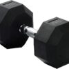 Dumbbells Hand Weights Set of 2 - Rubber Chrome Handle Exercise & Fitness Dumbbell for Home Gym Equipment Workouts Strength Training Free Weights for Women, Men - Image 2