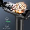 Massage Gun Deep Tissue, Percussion Muscle Massage Gun with 9 Heads 30-Speed Levels, Portable Handheld Massager Gun for Back Whole Body, Gifts for him her (Black) - Image 2