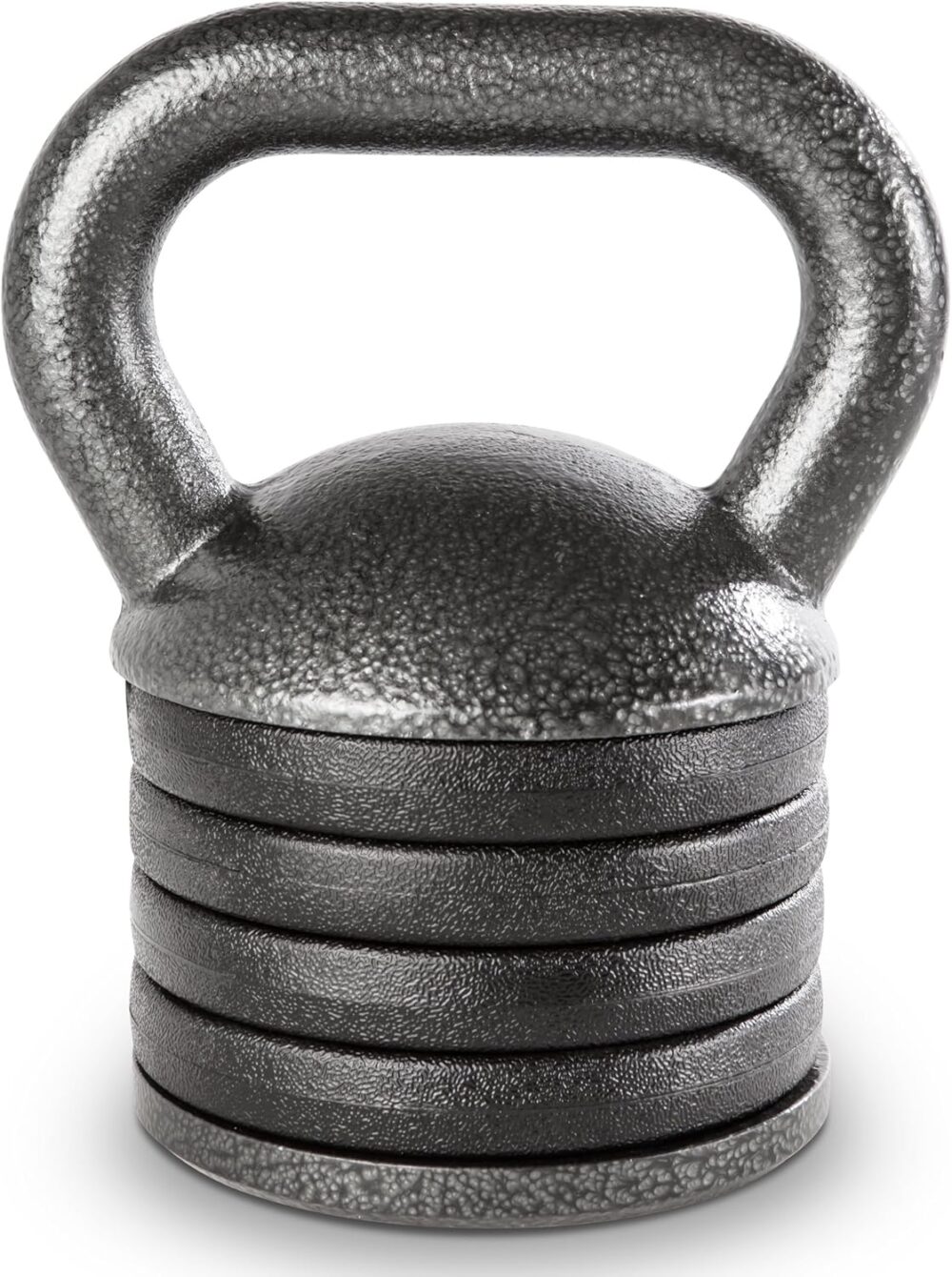 Adjustable Heavy-Duty Exercise Kettlebell Weight Set Strength Training and Equipment for Home Gyms , Grey