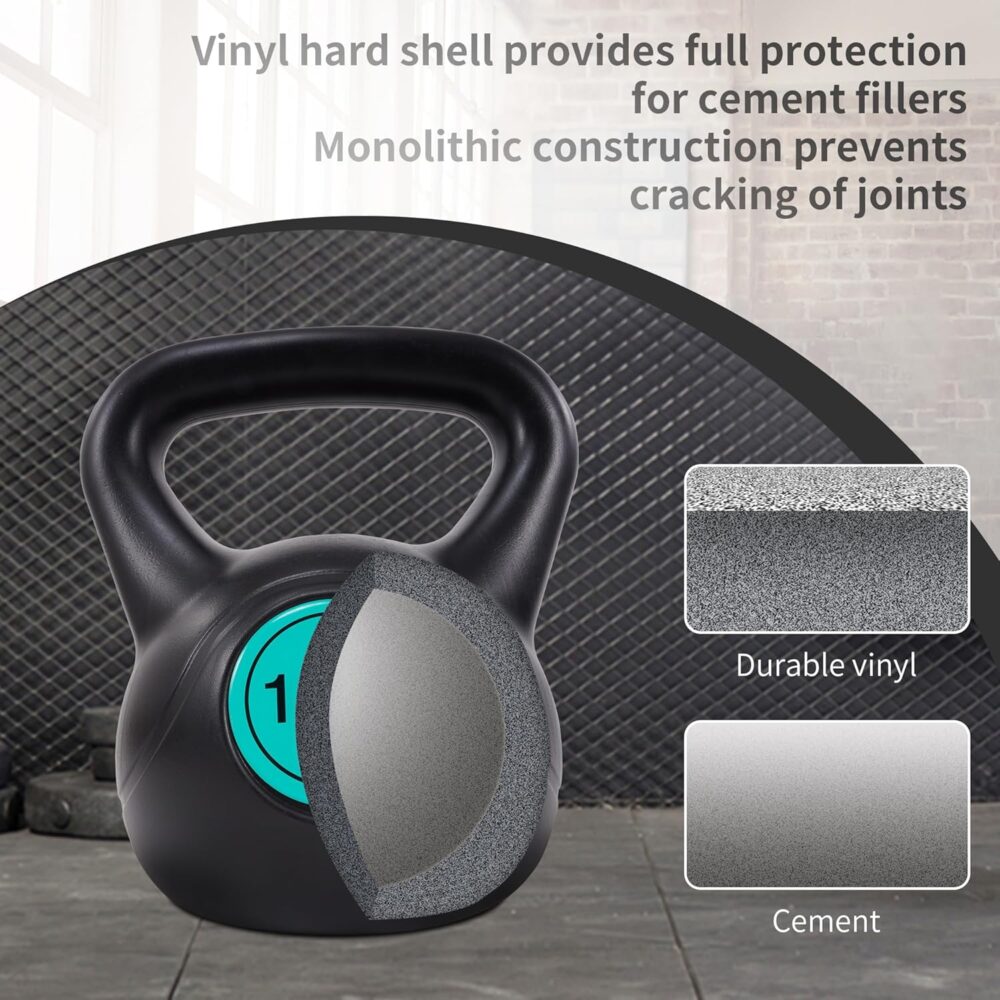 Wide Grip Kettlebell Exercise Fitness Weight Set - Image 2